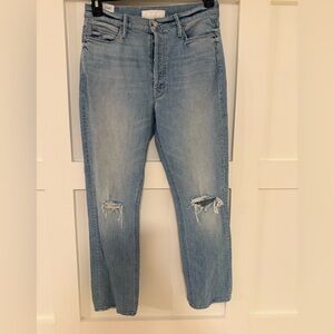 MOTHER boyfriend Straight Leg Jeans with Vintage Appeal